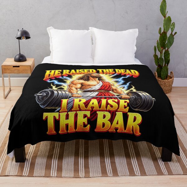 Item preview, He Raised the Dead, I Raise the Bar: Lifting Joke designed and sold by elderberry.