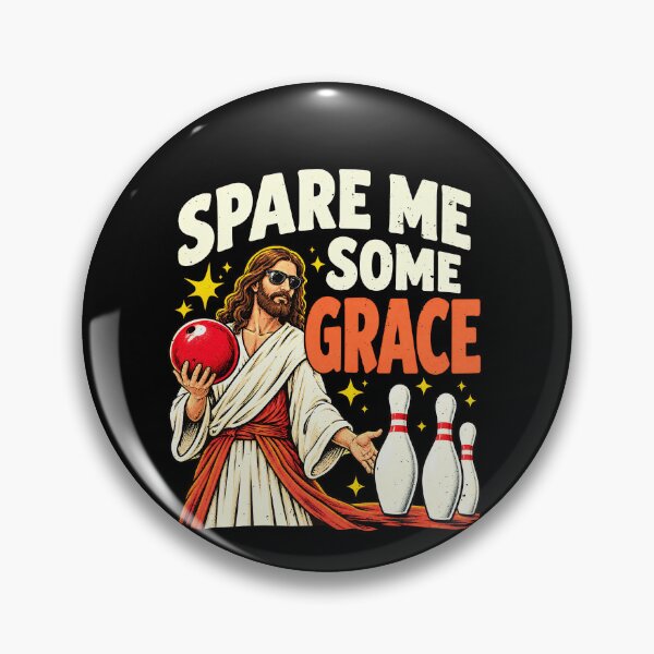 Item preview, Spare Me Some Grace Religious Bowling Joke designed and sold by elderberry.