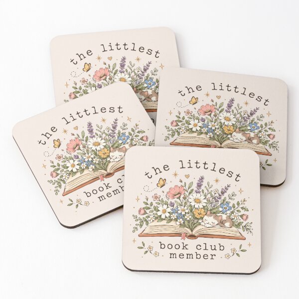 Item preview, The Littlest Book Club Member Baby, Cute Floral Book, Whimsical Bookish Newborn, Cozy Reading Aesthetic, Book Lover Mom Gift designed and sold by Quiajia.