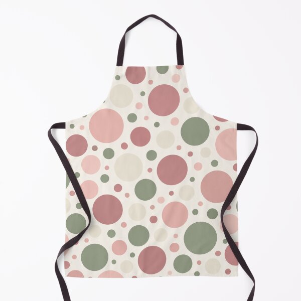 Item preview, Sage Green Dusty Rose Pink Polka Dots Seamless Pattern designed and sold by Shivora Studio.