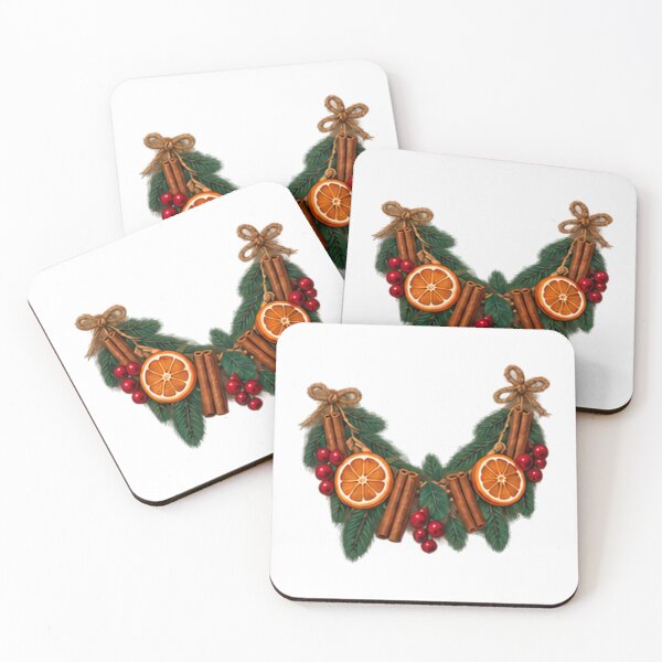 Item preview, Dried Orange and Cinnamon Garland, Folk Christmas designed and sold by H. Doucette Studio.