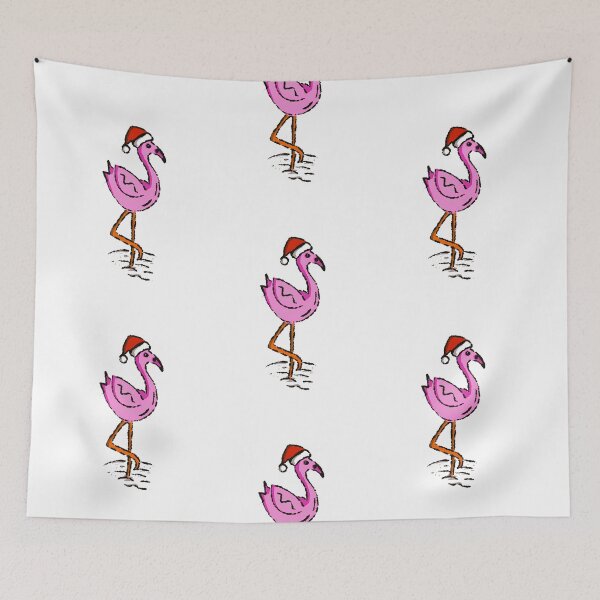 Item preview, Christmas Flamingo v2 designed and sold by SombreroDoodles.