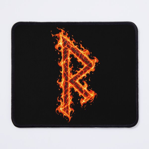 Item preview, Burning Raidho Rune – Norse Journey and Destiny designed and sold by Faust-ART.