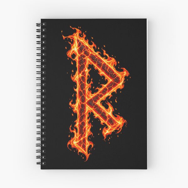 Item preview, Burning Raidho Rune – Norse Journey and Destiny designed and sold by Faust-ART.