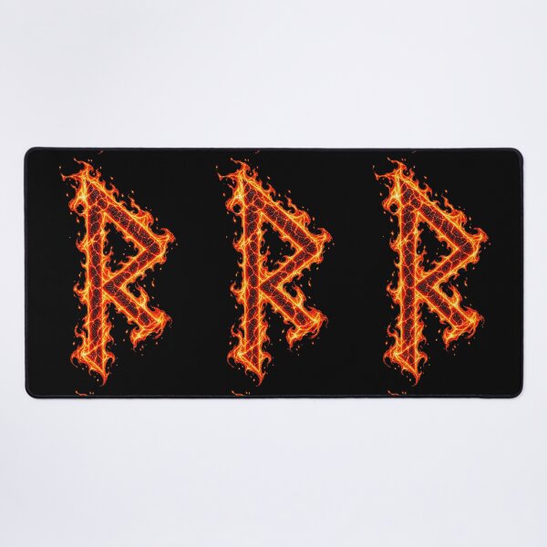 Item preview, Burning Raidho Rune – Norse Journey and Destiny designed and sold by Faust-ART.