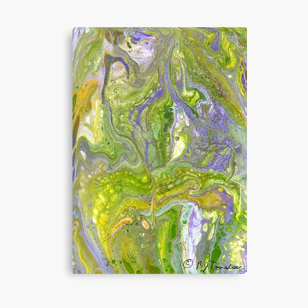Acrylic Pour 24 Canvas Print