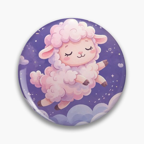 Item preview, Dreamy Jumping Sheep.Cute Good Night Sleep. designed and sold by Deepsleepstudio.