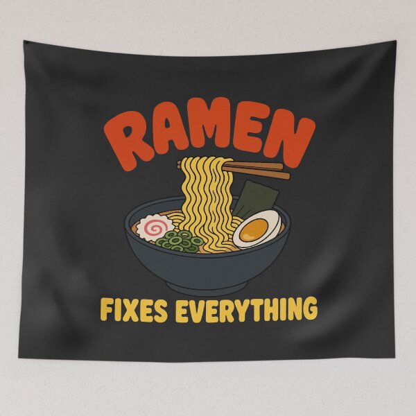 Item preview, Ramen Fixes Everything Japanese Noodle Bowl designed and sold by fadilow.