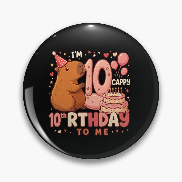 Item preview, Cappy 10th Birthday Capybara Party designed and sold by DariaOltes.
