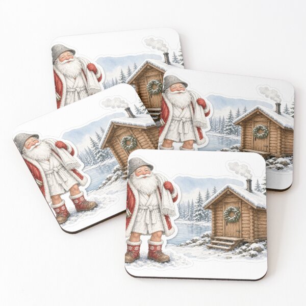 Item preview, Santa's Sauna Break designed and sold by Freckled-Monkey.