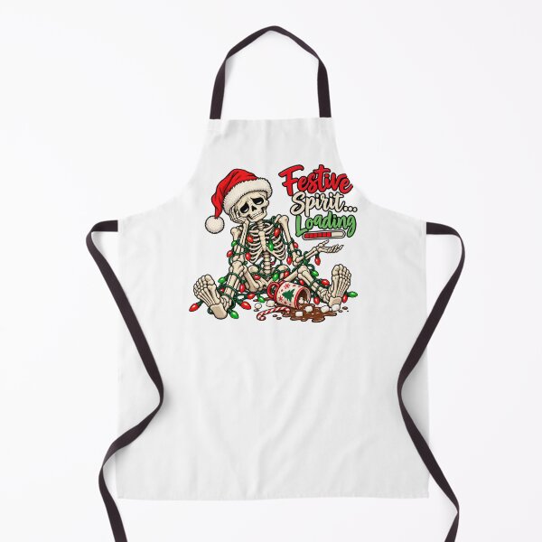 Item preview, Funny Christmas Skeleton Santa Hat Holiday Humor designed and sold by LandFinStudio.