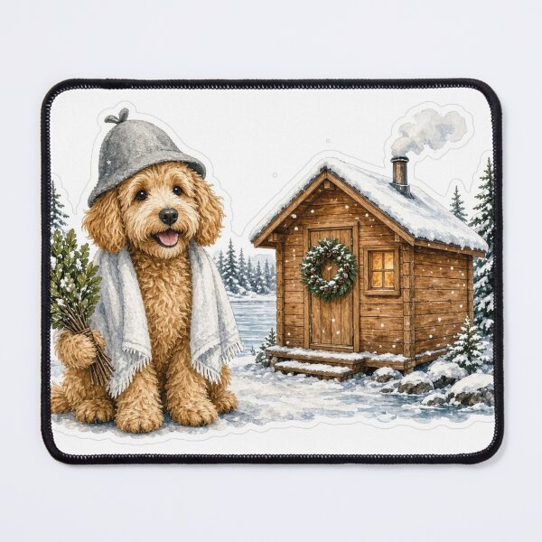 Item preview, Sauna Goldendoodle designed and sold by Freckled-Monkey.