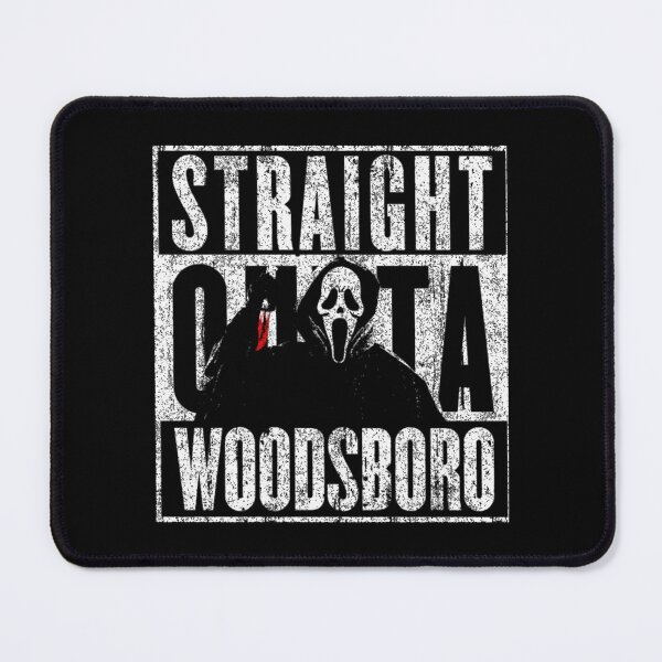 Item preview, Ghostface Straight Outta Woodsboro Typography Design designed and sold by SoledadOrn.