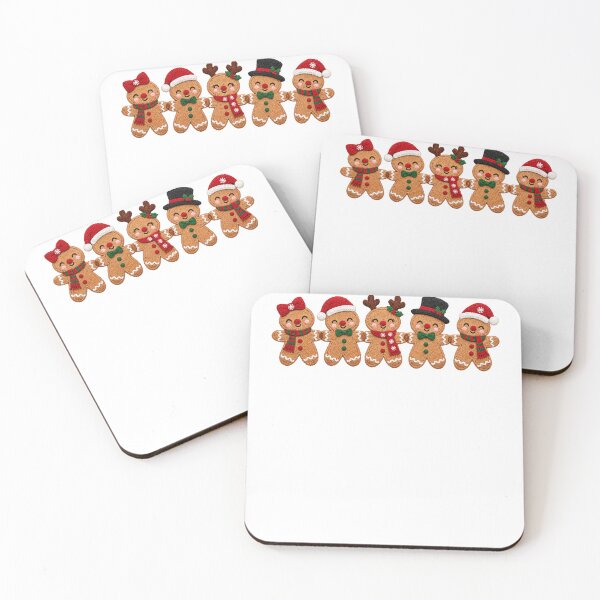 Item preview, Cute Christmas Gingerbread Friends Embroidery Design designed and sold by LandFinStudio.