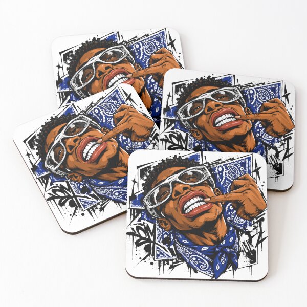 Item preview, BLUE BANDANA STREET ART designed and sold by MonoStyle.