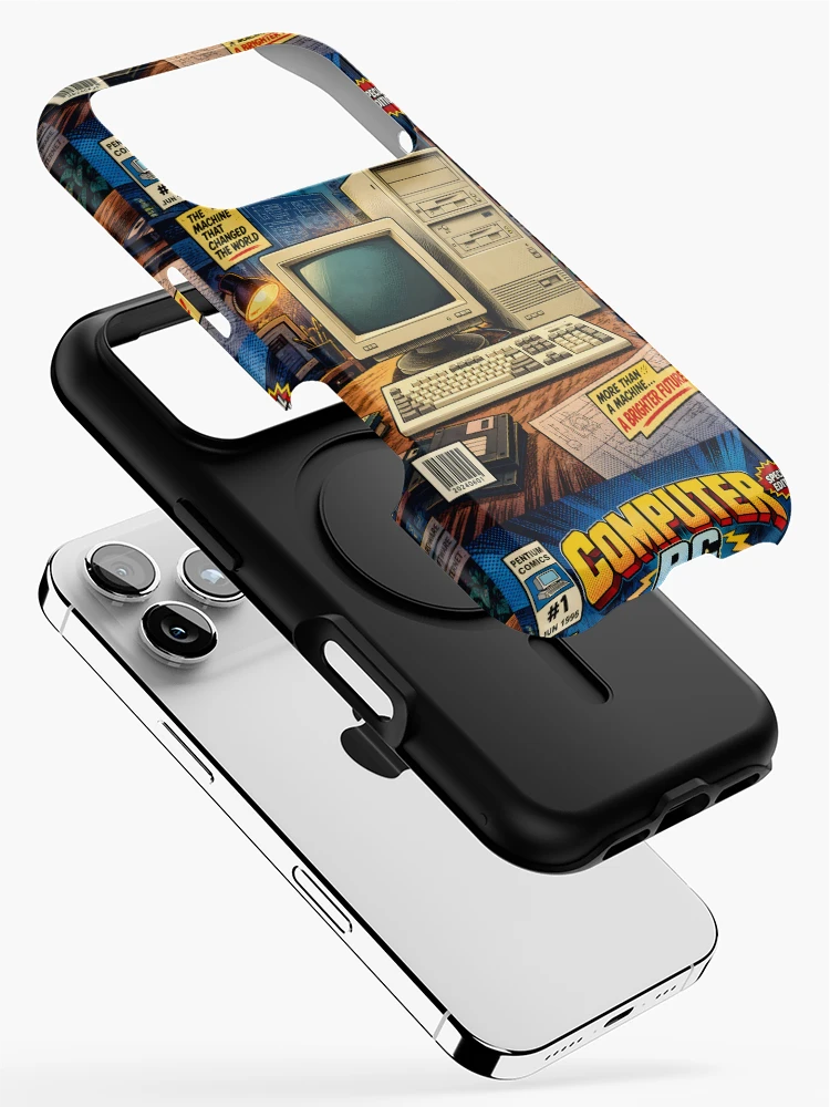 Thumbnail 2 of 4, iPhone Case, Computer Comic designed and sold by Durro.