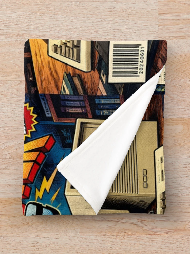 Thumbnail 3 of 6, Throw Blanket, Computer Comic designed and sold by Durro.