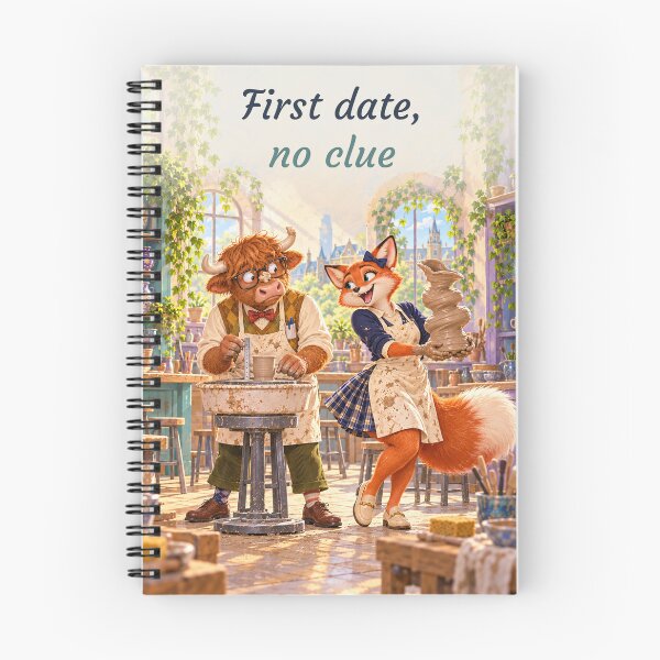 Item preview, First Date, No Clue - Animal Couple designed and sold by SandboxMashery.