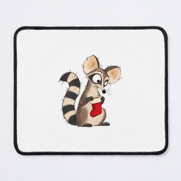 Item preview, Ringtail Peeking into a Christmas Stocking designed and sold by The-Art-of-D.