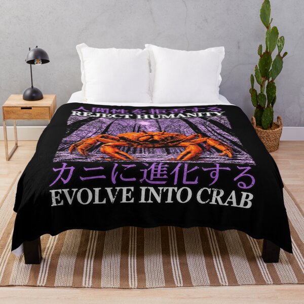 Item preview, Reject Humanity Evolve Into Crab Forest Meme designed and sold by MassonCalepon.