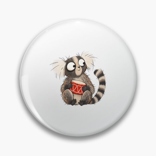 Item preview, Marmoset with a Tiny Christmas Drum designed and sold by The-Art-of-D.