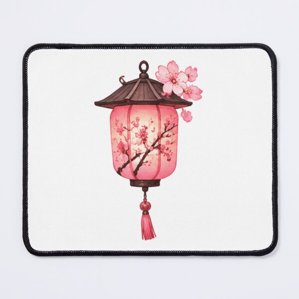 Item preview, Pink Hanging Lantern with Cherry Blossoms designed and sold by Rehnair.