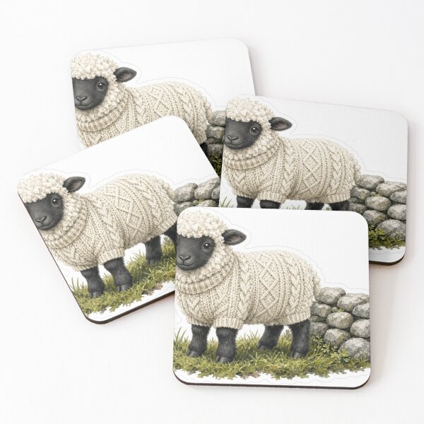 Item preview, Sheep in an Aran Jumper designed and sold by Freckled-Monkey.
