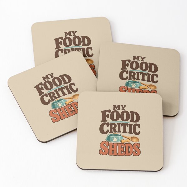 Item preview, My Food Critic Sheds — Funny Pet Cooking Design designed and sold by VioVibe.