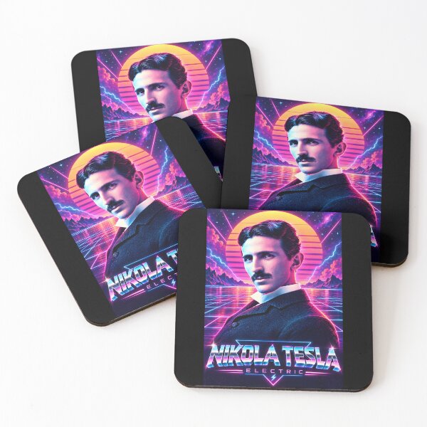 Item preview, Nikola Tesla Synthwave designed and sold by Durro.