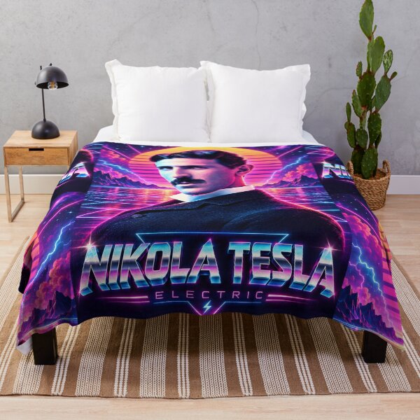 Item preview, Nikola Tesla Synthwave designed and sold by Durro.