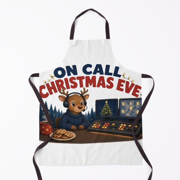 Item preview, On Call Christmas Eve Reindeer Dispatcher designed and sold by Freckled-Monkey.