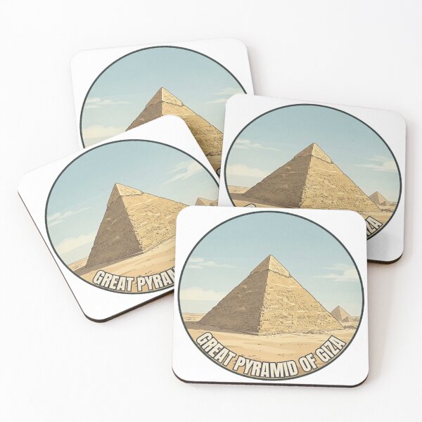 Item preview, Pyramids of Giza Travel Badge – Egypt Vintage Souvenir designed and sold by DesignMaxa.