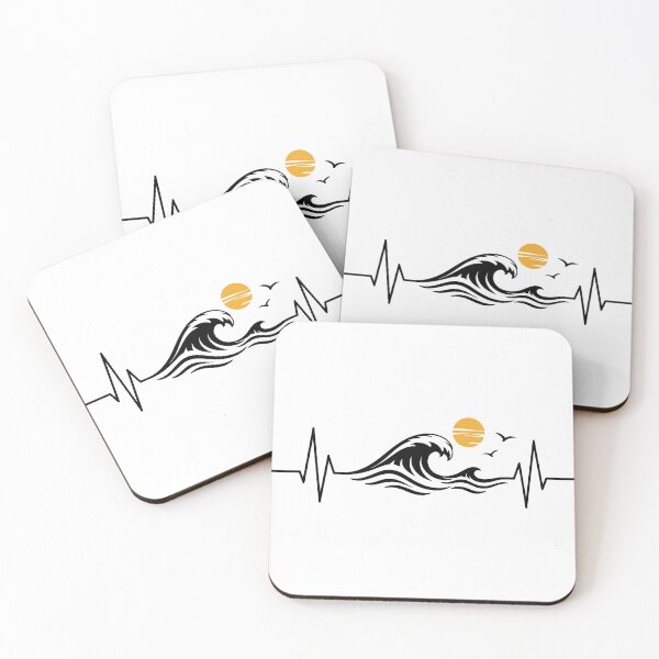 Item preview, Minimal Golden Ocean Wave Sunset designed and sold by Crunchy-Sante.