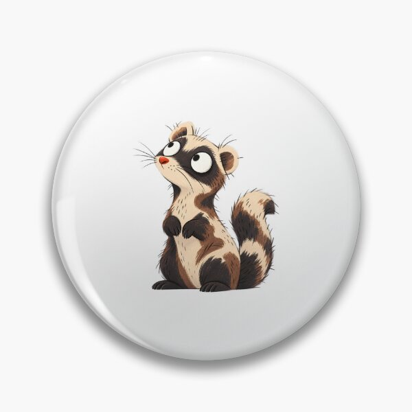 Item preview, Marbled Polecat with Paws to Chest designed and sold by The-Art-of-D.