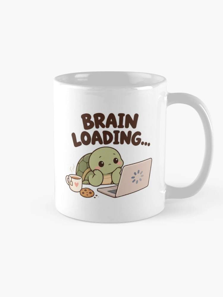 Thumbnail 3 of 6, Coffee Mug, Brain Loading… – Relatable ADHD Humor designed and sold by CleanDecor.