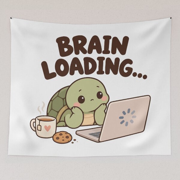 Item preview, Brain Loading… – Relatable ADHD Humor designed and sold by CleanDecor.