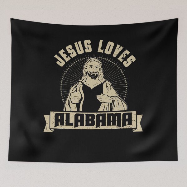 Artikelvorschau, Jesus liebt Alabama Jesus liebt Sie T-Shirt entworfen und verkauft von shoppzee.