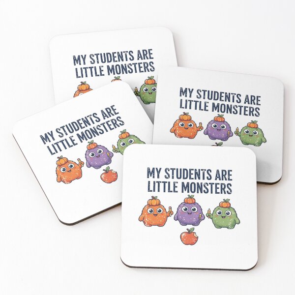 Item preview, Funny Teacher Halloween My Students Are Little Monsters designed and sold by theStaffRoomHQ.
