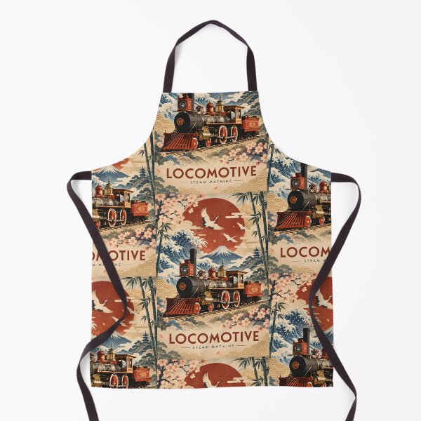 Item preview, Locomotive Japanese Retro Art designed and sold by Durro.