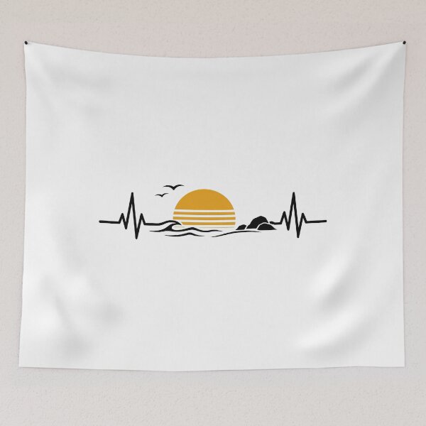 Item preview, Minimalist Retro Golden Striped Sunset Design designed and sold by Crunchy-Sante.