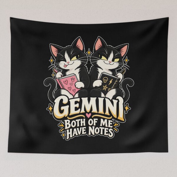 Item preview, Gemini - Both Of Me Have Notes designed and sold by Good Mood Foundry.