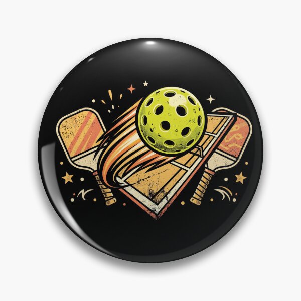 Item preview, Retro Pickleball Smash Action Court designed and sold by DariaOltes.