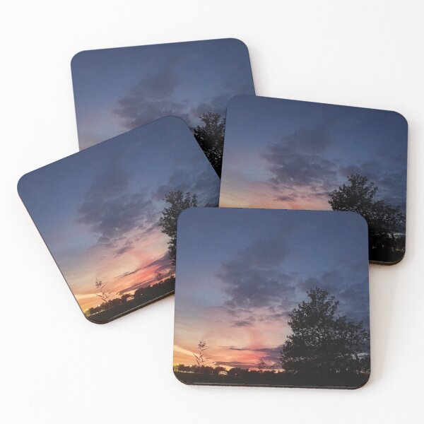 Item preview, Deep blue dusk with tree silhouette  designed and sold by khphoto1.