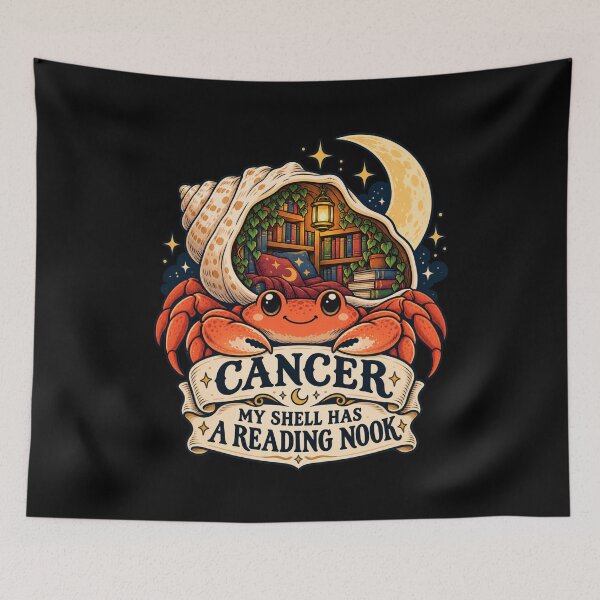 Item preview, Cancer - My Shell Has A Reading Nook designed and sold by Good Mood Foundry.