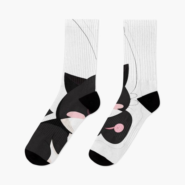 Item preview, Cute Black and White Cartoon Fox designed and sold by For-Cat Studio.