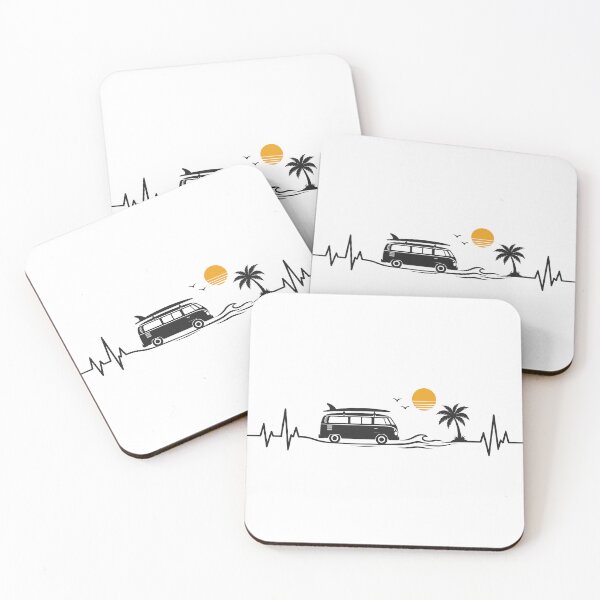 Item preview, Retro Surf Van Beach Sunset designed and sold by Crunchy-Sante.