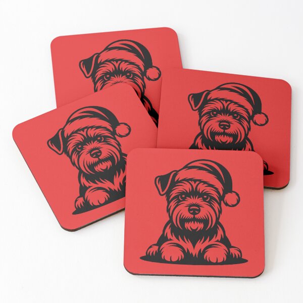 Item preview, Silky Terrier Wearing a Santa Hat designed and sold by theartfulaspie.