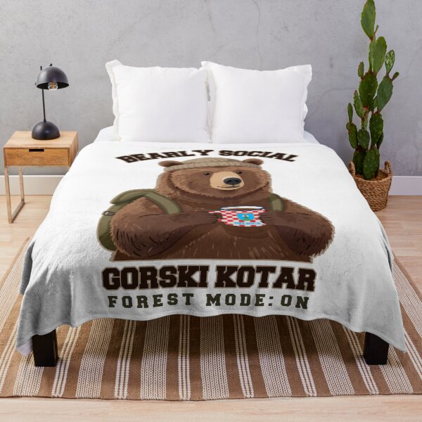 Item preview, Bearly Social - Gorski Kotar designed and sold by MC Art Studio.