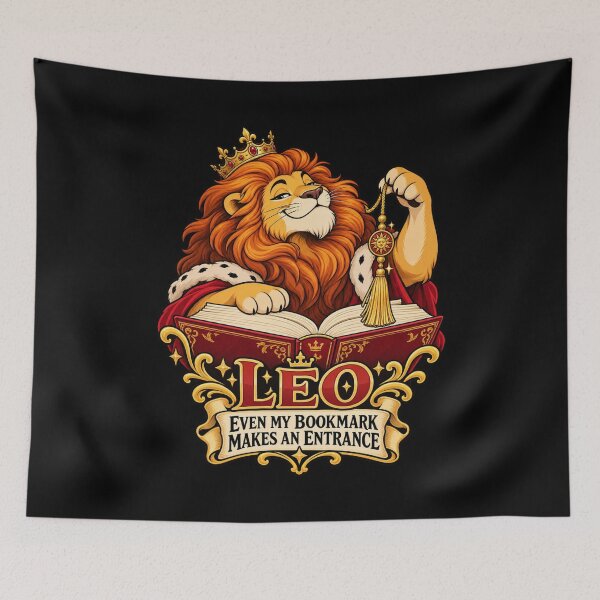Item preview, Leo - Even My Bookmark Makes An Entrance designed and sold by Good Mood Foundry.