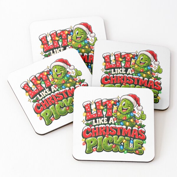 Item preview, Lit Like a Christmas Pickle - Funny Holiday Pickle Humor designed and sold by WeirdlyMild.